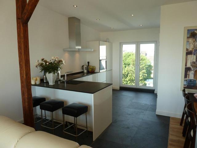 Luxus Penthouse Waterview Lägenhet Kiel Exteriör bild