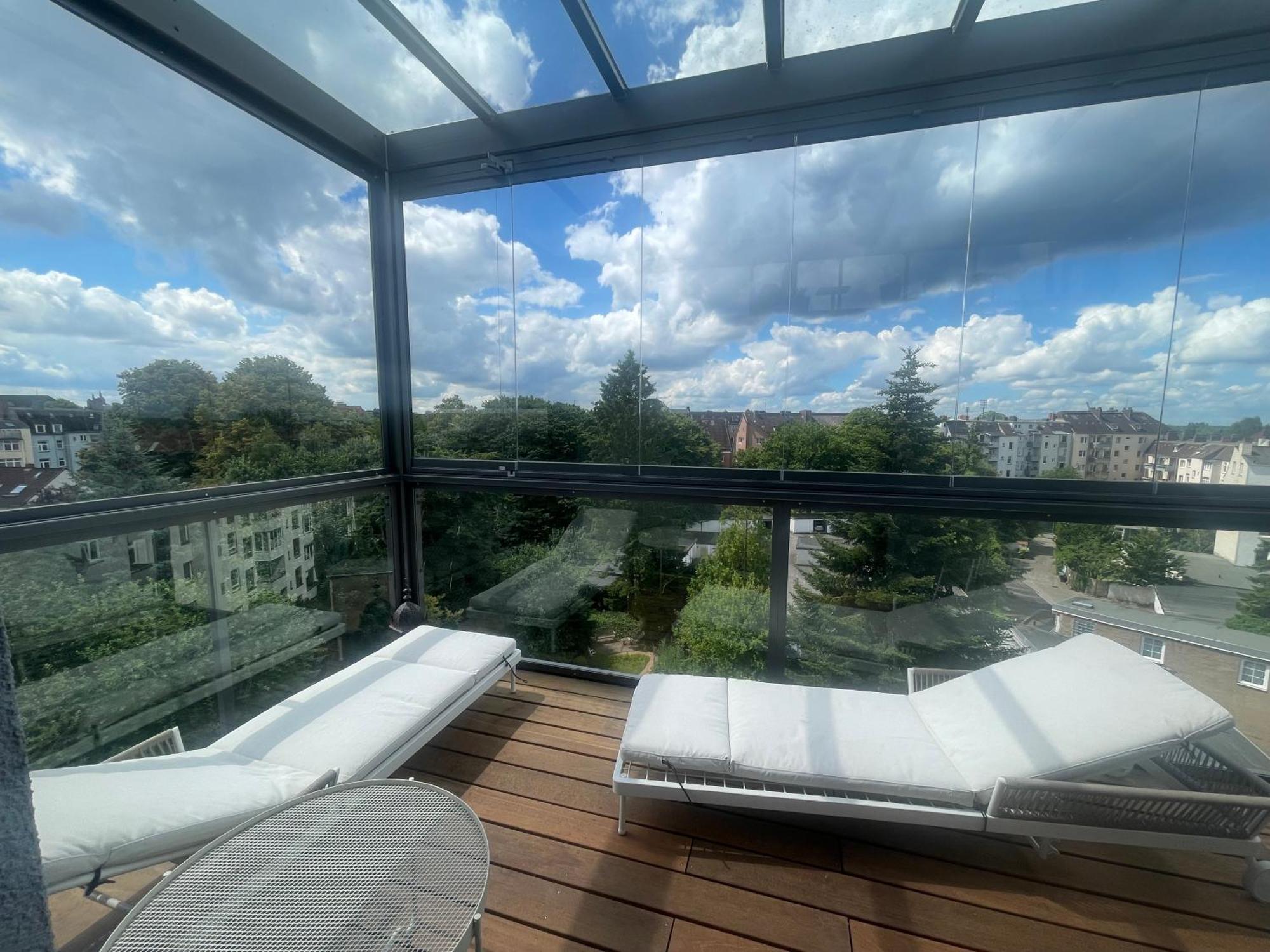 Luxus Penthouse Waterview Lägenhet Kiel Exteriör bild